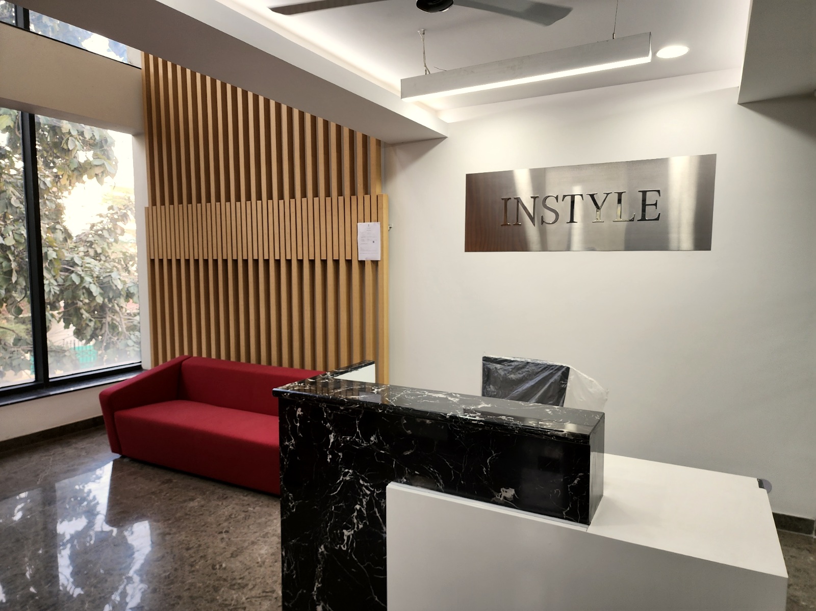 Reception at the Instyle Overseas head office in Gurgaon