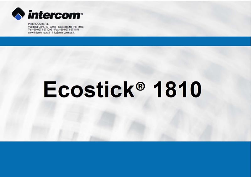 Ecostick 1810 water-based adhesive