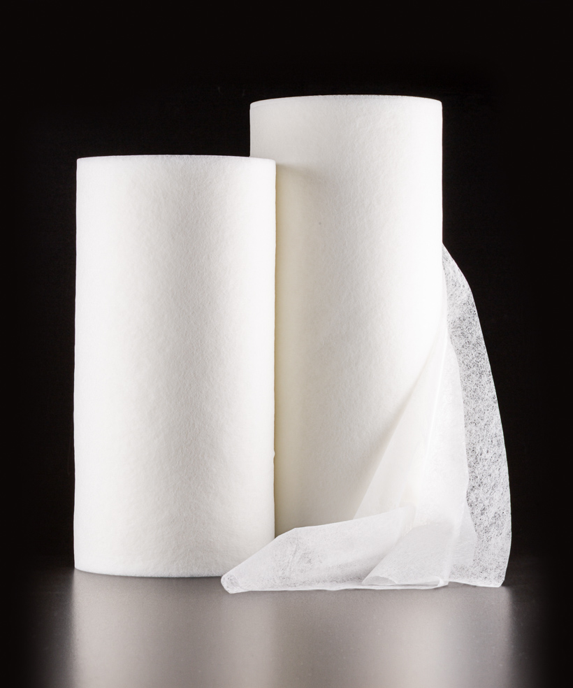 k-Thermo adhesive web roll, nonwoven structure