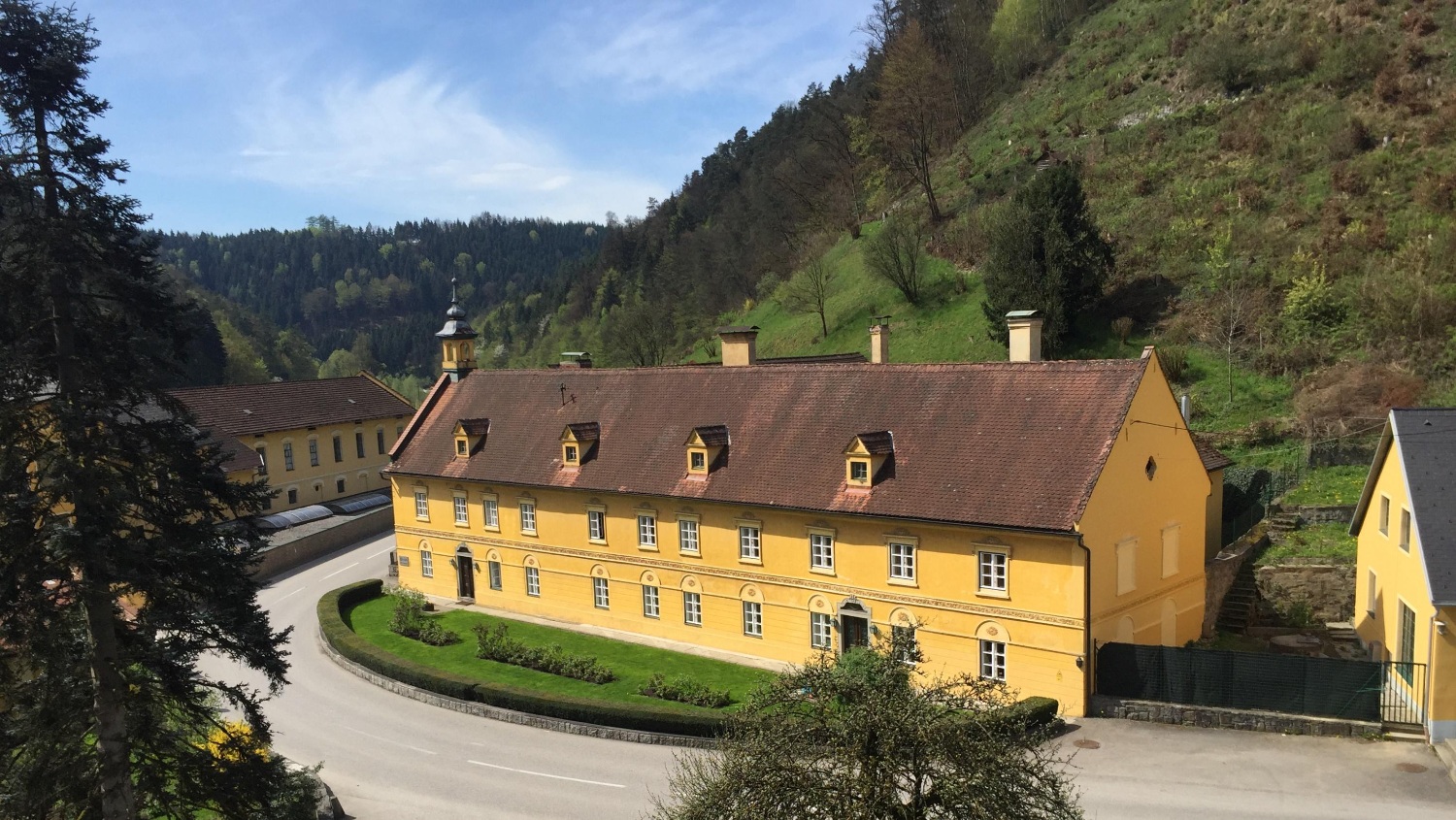 The Merckens mill buildings in Josefstal, Schwertberg